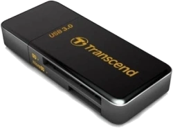 Зчитувач Transcend USB 3 1 Gen 1 microSD/SD Black 99-00016434 фото